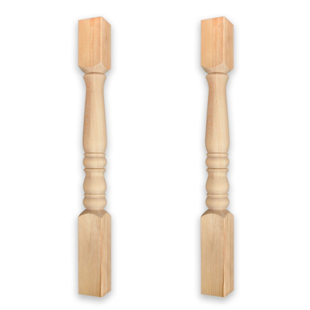 Столб заходной Точеный Бук 1200*80*80 PLP