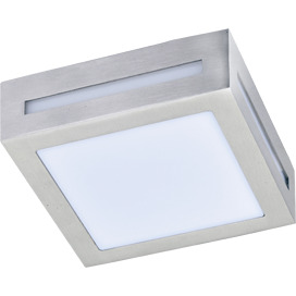 Светильник квадрат Сатин-хром 1ХGX53  IP65 136х136х55 FS53SSECH Ecola 3082W *