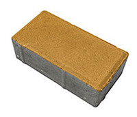 Плиты тротуарные Прямоугольник 200*100*60 желтый (1 поддон 12,96/1800кг)  Зенит Черноземье