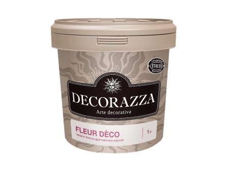 Decorazza Декоративный лак с эффектом блеска драгоценных камней FLEUR DÉCO (ФЛЁР ДЕКО) Diamante  1л