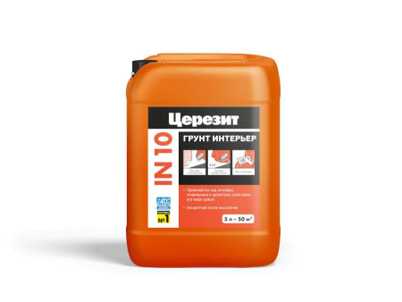 IN 10/5 ЦЕРЕЗИТ Грунтовка Интерьер 5кг МОРОЗ