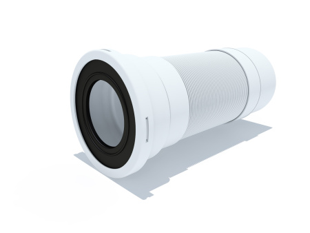 K721R Труба д/унитаза выпуск 110мм L=310-840мм (15)