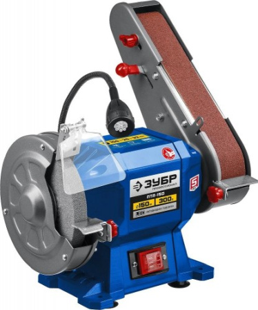 ПТЛ-150 ЗУБР D150,50*686мм лента,300Вт, Заточной станок с шлифовальной лентой, Профессионал