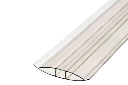 Профиль соединительный неразьемный НР 6-8мм прозрачный 6 м Юг-ойл- пласт