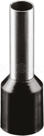 Наконечник кабельный НШвИ  6-12 черный  (100шт/уп)