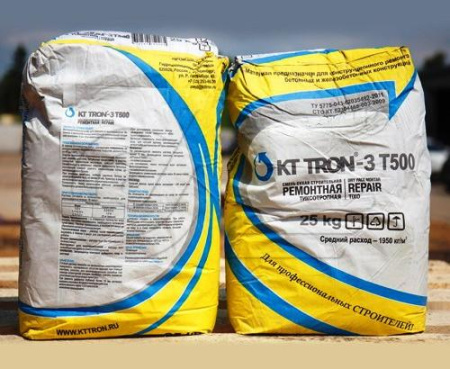 КТтрон-3 Т500 (тиксотропный ремонт.состав)  25кг/мешок 