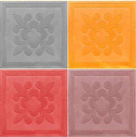 Плитка цем.-песч. Квадрат Краковский  300*300*30 желтая (11шт/м2)