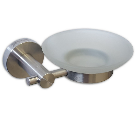 GFmark Мыльница 80004 стеклянная с креплением к стене