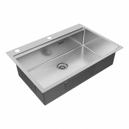 Мойка Paulmark KRONER-PRO 75 нерж 750х510мм PM707551-BS брашированная нерж сталь