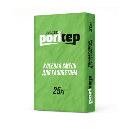 Клей для газобетона С2-23 Poritep Лето 25кг (48шт/под) АэроБел