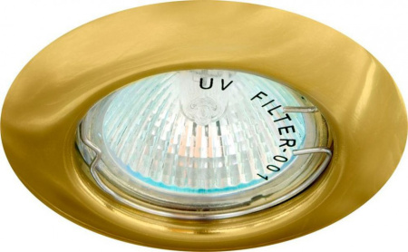 FERON DL 13 MR16 50W G5.3 сфера золото неповорот.  15127 *