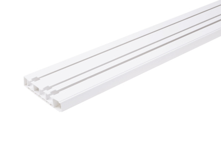 Карниз 3-х рядный ПВХ 1,6м ЛЕ-ГРАНД Белый