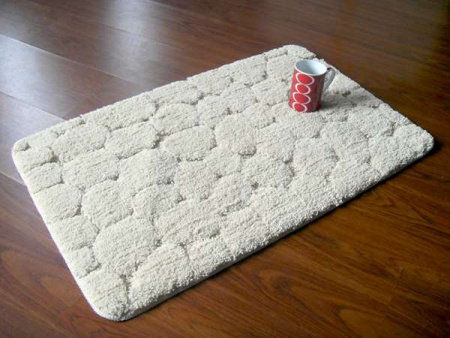 Коврик д/ванны 50х80 HJ-C 1119  Милена бежевый/4422