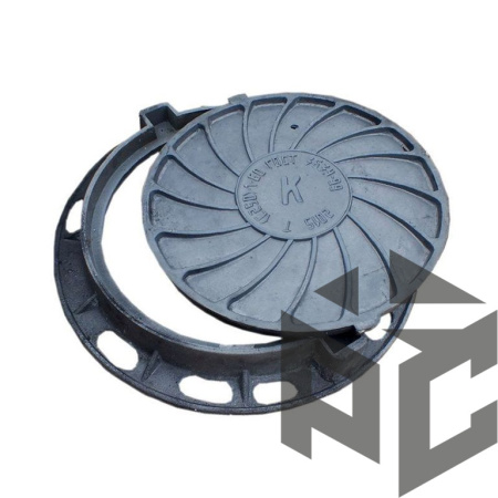 Люк чугунный средний (12,5т) 740*80мм Сантехпром