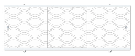 Экран для ванны ПРЕМИУМ А 1,48 Светло-серый