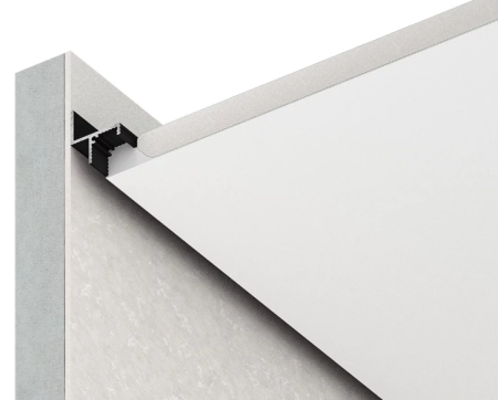 Профиль ТП 8 Чёрный муар (2м)   (Теневой профиль 8мм)