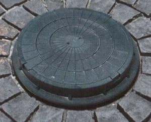 Люк ПП Тип С (В60) черный D=740 Н=115мм до 6т (ИЖС, ЧАСТНЫЕ ГАРАЖИ ДЛЯ ЛЕГКОВЫХ АВТО)