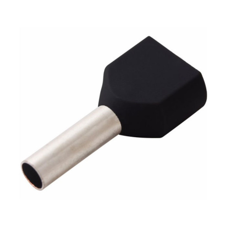 Наконечник-гильза НГИ2  6,0-14 черный (100шт/уп)