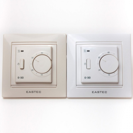 Терморегулятор EASTEC E-30 белый механический (Встраиваемый 3,5 кВт)
