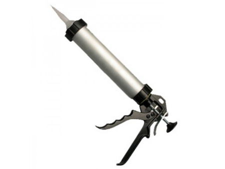 1901009 Пистолет закрытого типа, алюминевый 600мл, для герметиков