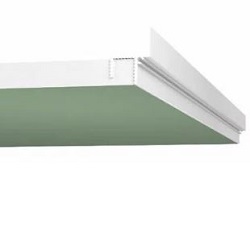 Профиль ТП 6 Белый муар (2м)  (Теневой профиль 6мм)