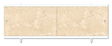 Экран для ванны КВАРТ 1,68 Мрамор бежевый 