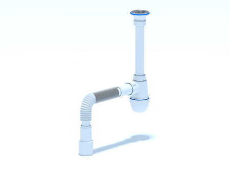 C1015 Сифон д/умыв. 1 1/4х40 с г/т 40х40/50 L=71см (30)