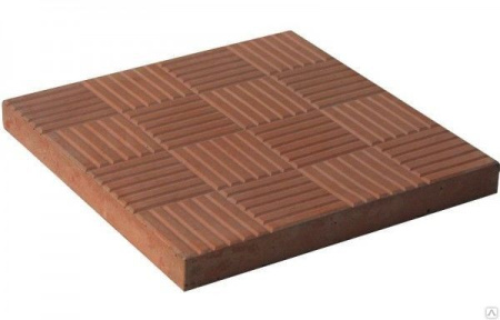 Плитка цем.-песч. Паркет 300*300*30 коричн. (11шт/м2)