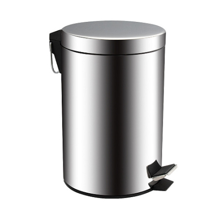 Ведро нерж.  7л круглое, хром /107