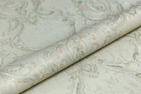 КМ7705 Обои KERAMA MARAZZI  виниловые Ориент мотив, зелёный 1,06х10м (6)