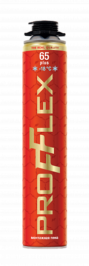 Пена PROFFLEX профес. PRO RED 65 Plus 65л 850мл 1020гр ЗИМА