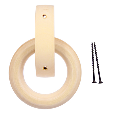 Ручка дверная, кольцо, 11,5 см, липа БАННЫЕ ШТУЧКИ (20)