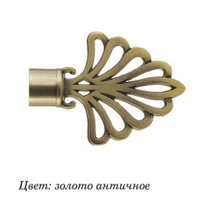 Наконечник (d 16) ДДА DIY Фея Золото антик (2 шт/уп)