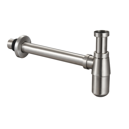 Нижняя часть сифона 8725 для раковины АНТИВАНДАЛЬНАЯ нерж.сталь