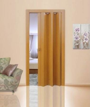 Дверь пласт. "Стиль" гармошка глух 820*2030 мм Миланский орех