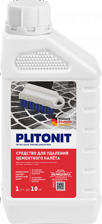 Средство PLITONIT для удаления цементного налета - 1 л