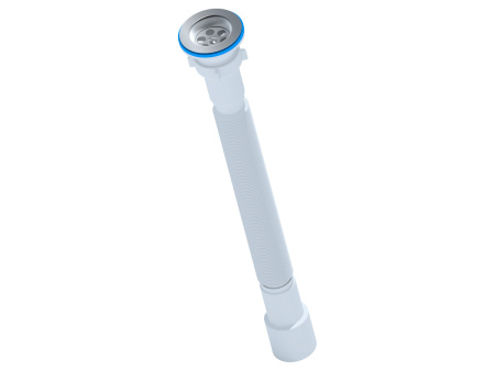 G116 Сифон гофрированный 1 1/2х40/50 L=570-1400мм удлиненный (50)