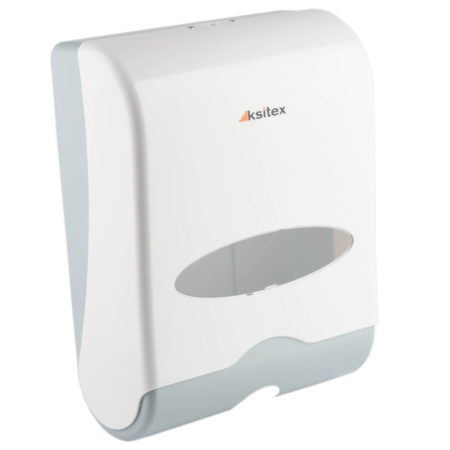 Диспенсер д/бум.полотенец Ksitex ТН-603НW сложение V и Z, 2 пачки пластик 