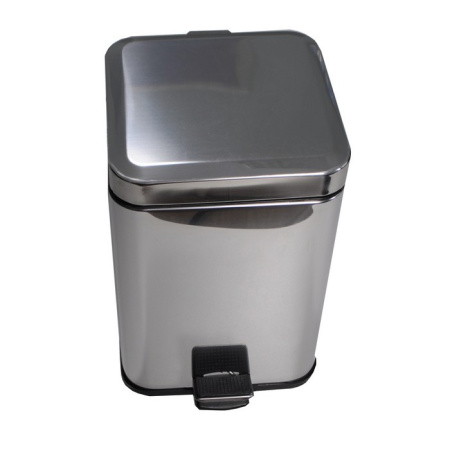 Ведро нерж. 12л с педалью квадратное 10812