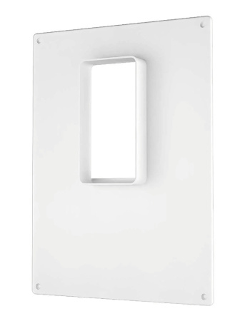 Площадка торцевая пластм.ПТВ511 фланец 50*110 вертик. 180*250