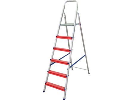 2308 Стремянка алюминевая комб. Europa Color 8ст