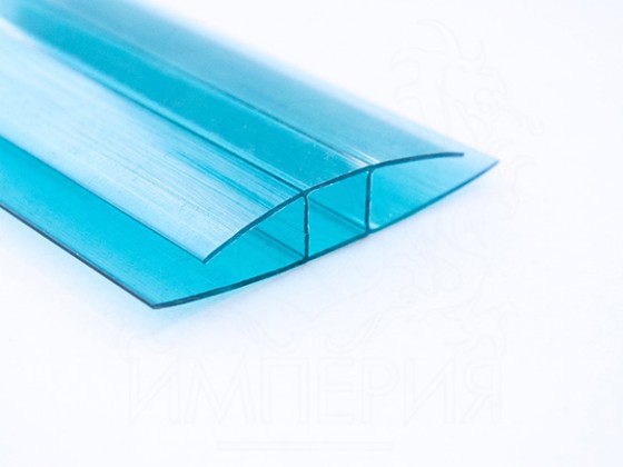 Профиль соединительный неразьемный НP 10мм бирюза 6м Юг-ойл- пласт