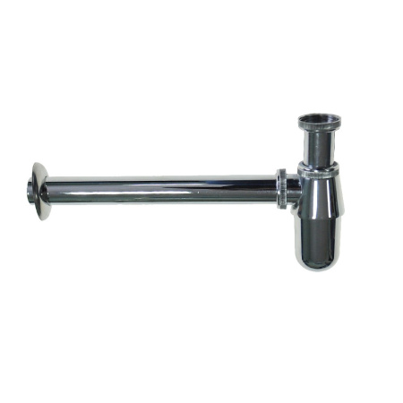 Нижняя часть сифона 8724 для раковины гориз.выход латунь хром