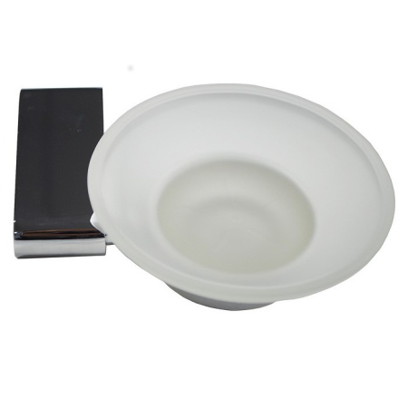 TITAN Мыльница 77004 стеклянная с креплением к стене