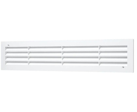Решетка вент. 4409ДП дверная белая без москит.  35