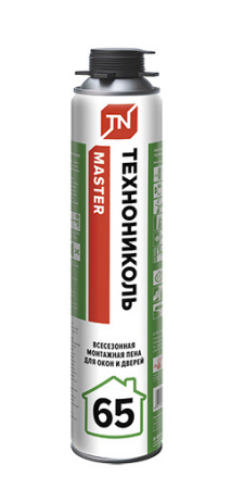 Пена ТЕХНОНИКОЛЬ профес. MASTER 65 800мл всесезонная/12
