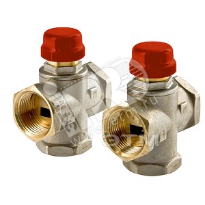 Трехход. смесит. клапан Valtec 1" VT.MR 01 с боков. смещ.
