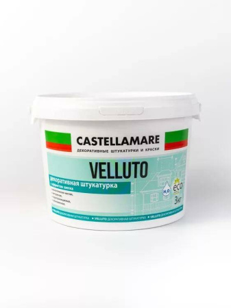 Декоративная штукатурка Velluto Silver 3кг 