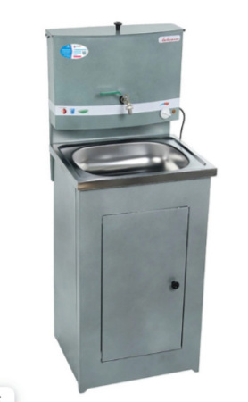 Умыв. дачный с ЭВН 20л 500х430 нержав. мойка Аквамикс