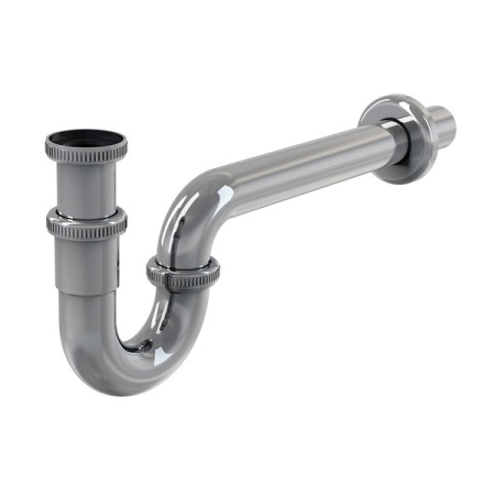 Сифон Ravak д/умывальника горизонт. выход U-образный, ХРОМ